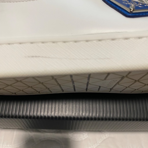 Prada Sneakers with Silver/Blue Triangle Logos - Picture 9 of 10